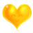 Yellow heart Icon